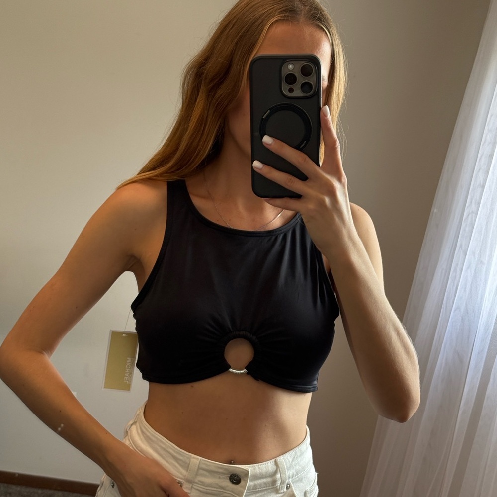NWT Michael Kors Crop Top size L (for swimming)